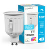 Super Focus LED GU10 10W 1200lm CRI92 Dimmable Lamp 38° CCT Selectable (27K/3K/4K)