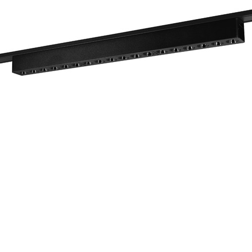 Laser Ultra Slim Magnetic Track Dimmable Downlight Black 18W 3000K Warm White
