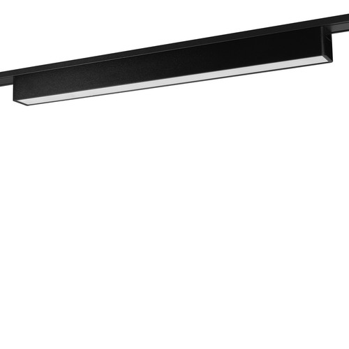 Laser Ultra Slim Magnetic Track Dimmable LED Panel Black 10W 3000K Warm White