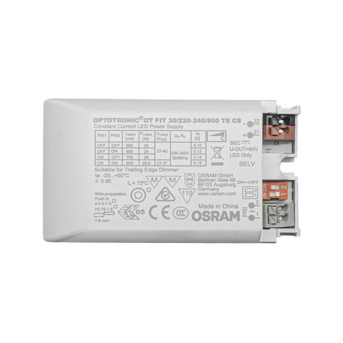 Triac Dimmable LED Driver (Constant Current) 20W - 29.6W / 500mA - 800mA