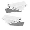 Extrusion Micro 63 End Cap Pair Plaster