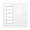 Geneva Switch Plate White 5 Channel