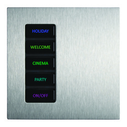 Geneva Keypad Body 5 Button (No Plate) Anthracite 5 Channel