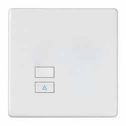 iCON Keypad Body 2 Button (No Plate) White 2 Channel