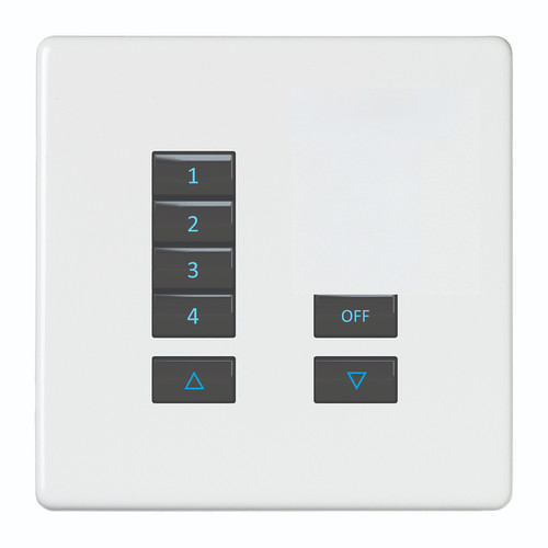 iCON Keypad Body 7 Button (No Plate) Black 7 Channel