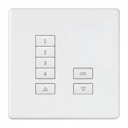 iCON Keypad Body 7 Button (No Plate) White 7 Channel