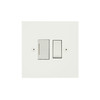 Horizon Square Fuse Spur Paintable 1 gang 13 amp switched Primed White