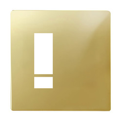 iCON Switch Plate Polished Brass 5 Channel