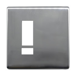 iCON Switch Plate Polished Chrome 5 Channel