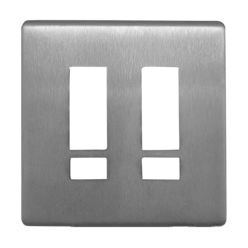 iCON Switch Plate Brushed Stainless 10 Channel