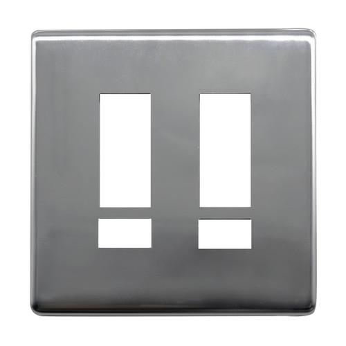 iCON Switch Plate Polished Chrome 10 Channel