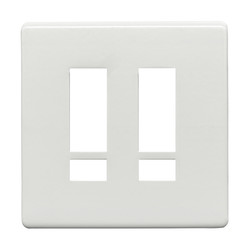 iCON Switch Plate White 10 Channel