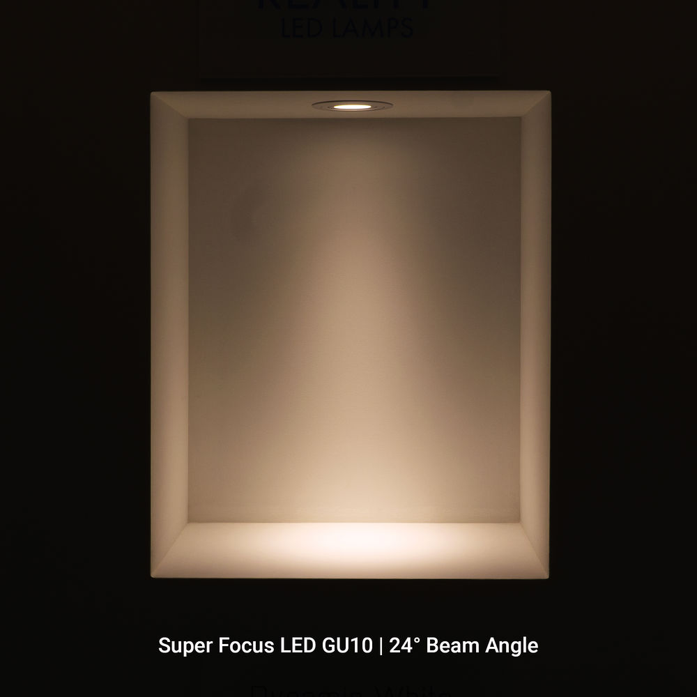 Super Focus LED GU10 10W 1000lm CRI92 Dimmable Lamp 24° 3000K Warm White — view 4