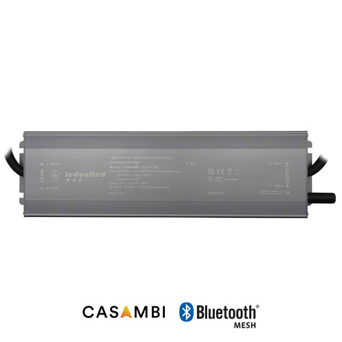 Casambi LED Driver Bluetooth Mesh Control 1 Channel 150W 24V (Constant Voltage)