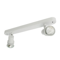 Space Double Bar Surface Mounted Spotlight 240V 2 x 50W White