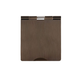 Horizon Square Floor Socket 1 gang 13 amp Chocolate Bronze