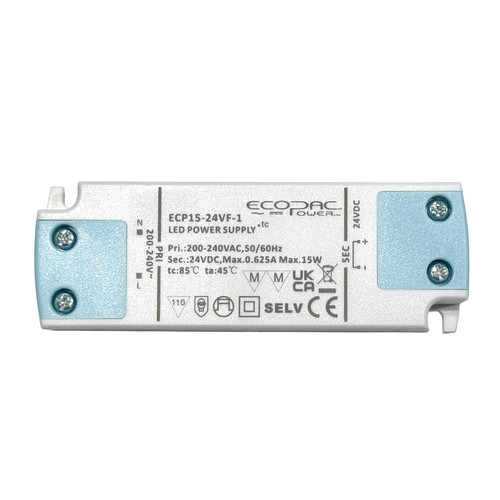 ECP15-VF-1 Series Ecopac Low Profile LED Driver 15W 15W 24V