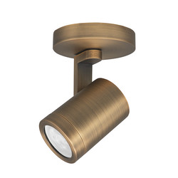 Leta Single Spotlight 240V Antique Brass 6W