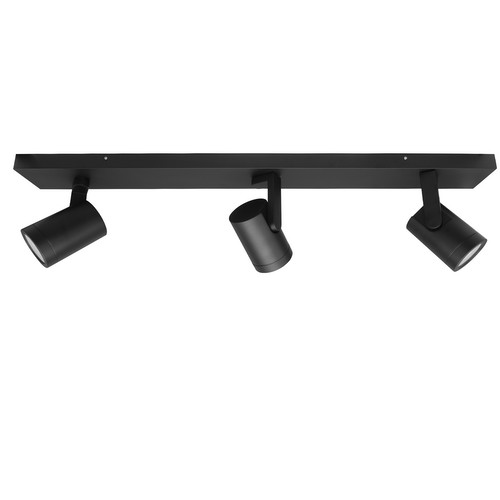 Leta Triple Bar Spotlight 240V Matt Black 3 x 6W