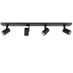 Leta Quadruple Bar Spotlight 240V Matt Black 4 x 6W