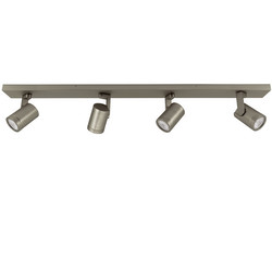 Leta Quadruple Bar Spotlight 240V Satin Nickel 4 x 6W