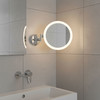 Aries LED Bathroom Magnifying Mirror Light Polished Chrome 7W