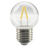 LED Shatterproof Clear 2W 45mm Dimmable Light Bulb 2W 2800K Warm White