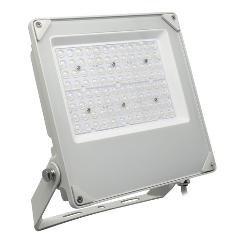 LED White Slim High Brightness Outdoor Garden Floodlight 50W 3000K Warm White