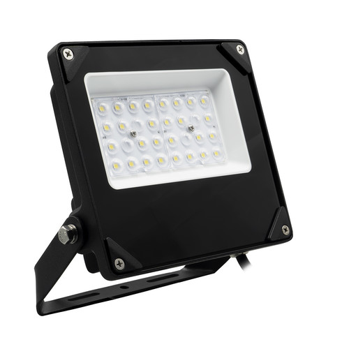 LED White Slim High Brightness Outdoor Garden Floodlight 10W 3000K Warm White
