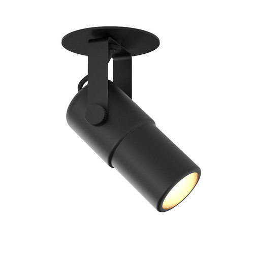 Stage Recessed Spotlight Matt Black 10W
