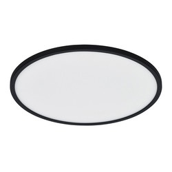 Oja 42 Round Ceiling Light Black 2700K Warm White