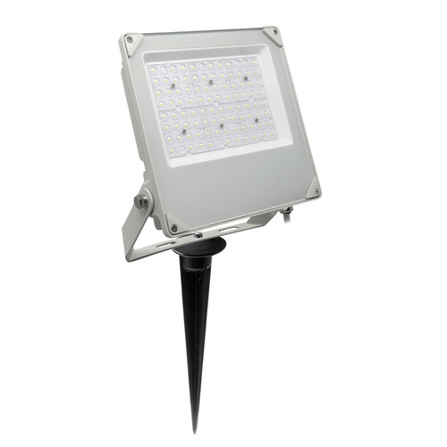 LED White High Brightness Outdoor Garden Floodlight Spike 240V 50W 3000K Warm White