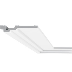 Flat Cornice Coving Moulding Plastic 2000mm
