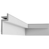 Linear Cornice Coving Moulding LED Tape Extrusion Profile Plastic 2000mm