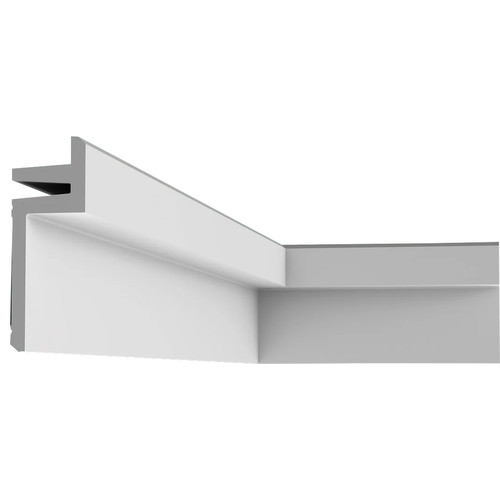Linear Cornice Coving Moulding LED Tape Extrusion Profile Plastic 2000mm