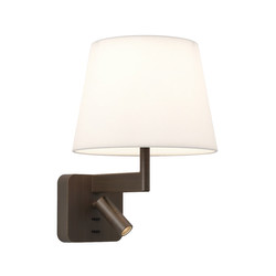 Beaumont Interior Reader Bedside Wall Light Bronze 15W