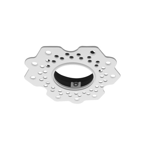 Rigel 50 Trimless Round Body Frame White Round