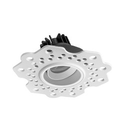 Rigel 50 Trimless Fire-Rated Adjustable 883lm Downlight 7W 3000K Warm White 50° White