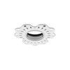 Rigel 40 Trimless Round Body Frame White Round