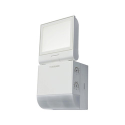 LED Compact Outdoor Garden PIR Floodlight IP55 White 4000K Cool White