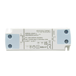 ECP15-VF-1 Series Ecopac Low Profile LED Driver 15W 15W 12V