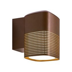 Sidara Seaside Outdoor Garden Wall Light 15W Metallic Brown