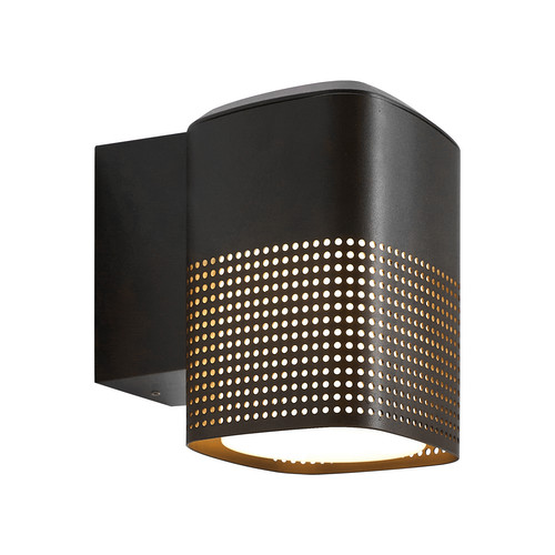 Sidara Seaside Outdoor Garden Wall Light 15W Black