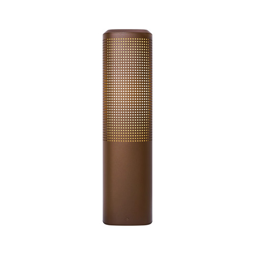 Sidara 45 Bollard Seaside Outdoor Garden Light 15W Metallic Brown