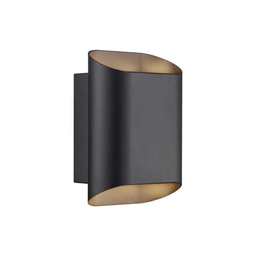Nico 22 Maxi Round Up and Down Outdoor Garden Light Black 4x15W