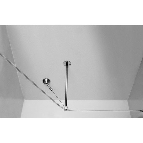 Deviator Ceiling Kit Satin Nickel