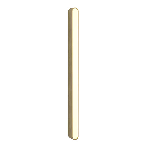 Atticus 900 Mirror Wall Light 240V Matt Brushed Brass 16.8W