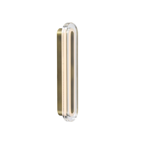 Cavara Mirror Bathroom Wall Light Brass 3000/4000K