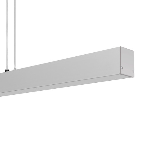 Inter Plus Suspended Linear Triac Dimmable LED Light Profile Pendant System 3m Anodised Aluminium 57.6W 4000K Cool White