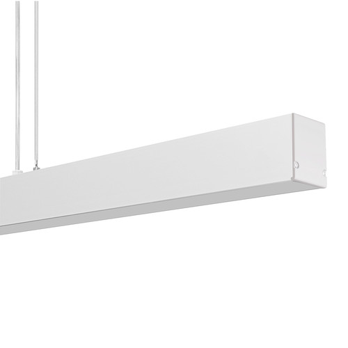 Inter Plus Suspended Linear Triac Dimmable LED Light Profile Pendant System 3m White 57.6W 4000K Cool White